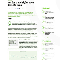 Fuses e aquisies caem 25% at maio